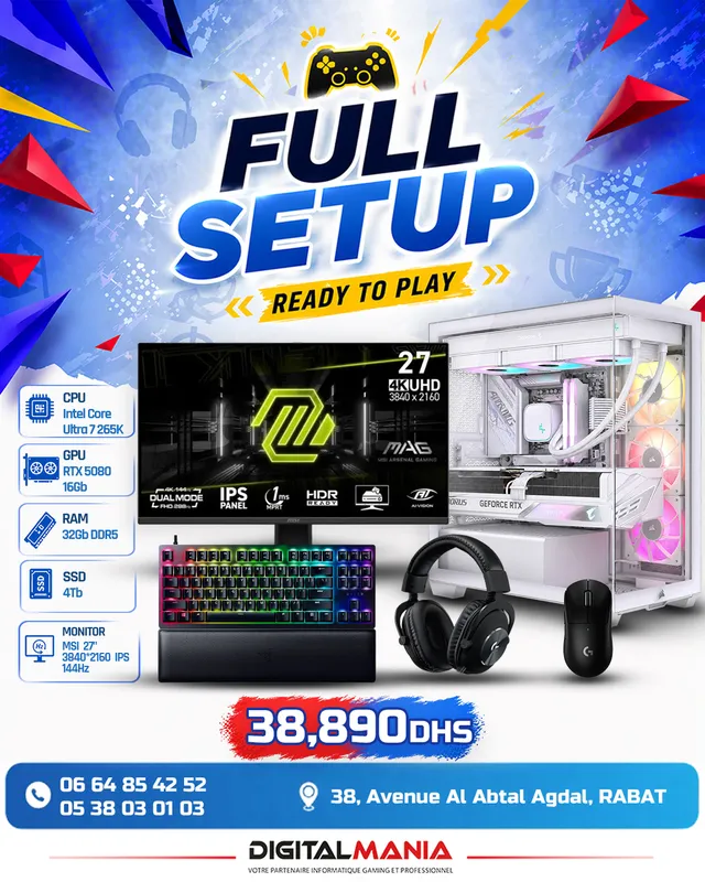 Full Setup RTX 5080 — Ultra 7